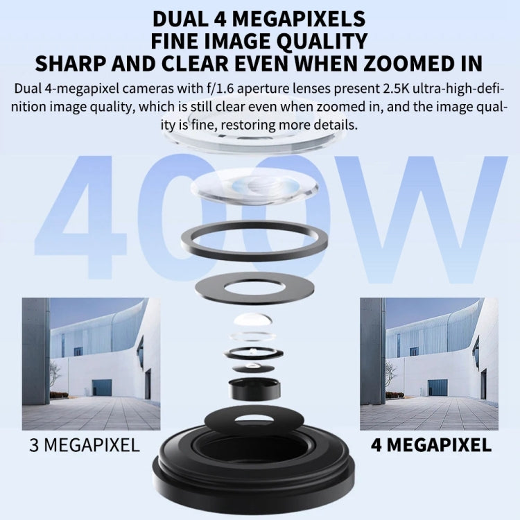 Xiaomi CW500 Dual Camera 8MP Outdoor IP66 Waterproof Support AI Detection Two-Way Voice WiFi Camera, US Plug Xiaomi CW500 Dual Camera 8MP Outdoor IP66 Waterproof Support AI Detection Two-Way Voice WiFi Camera, US Plug